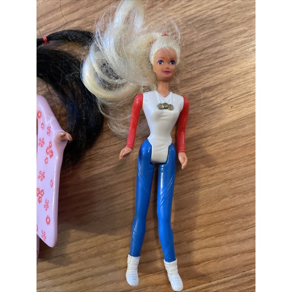 Vintage McDonald's Happy Meal Toy #5 U.S.A Barbie 1995 Olympics And Japanese - Picture 2 of 7